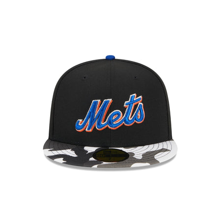 New York Mets Metallic Camo 59FIFTY Fitted