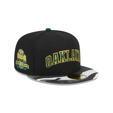 Oakland Athletics Metallic Camo 59FIFTY Fitted