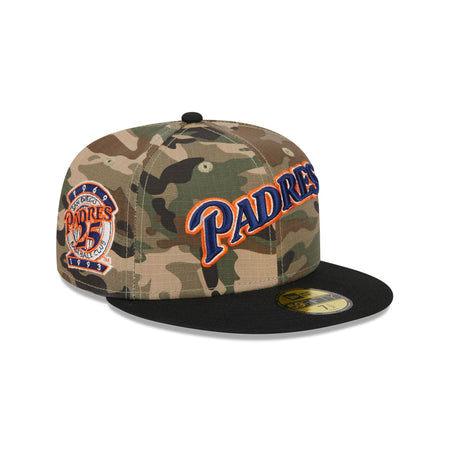 San Diego Padres Camo Crown 59FIFTY Fitted Hat
