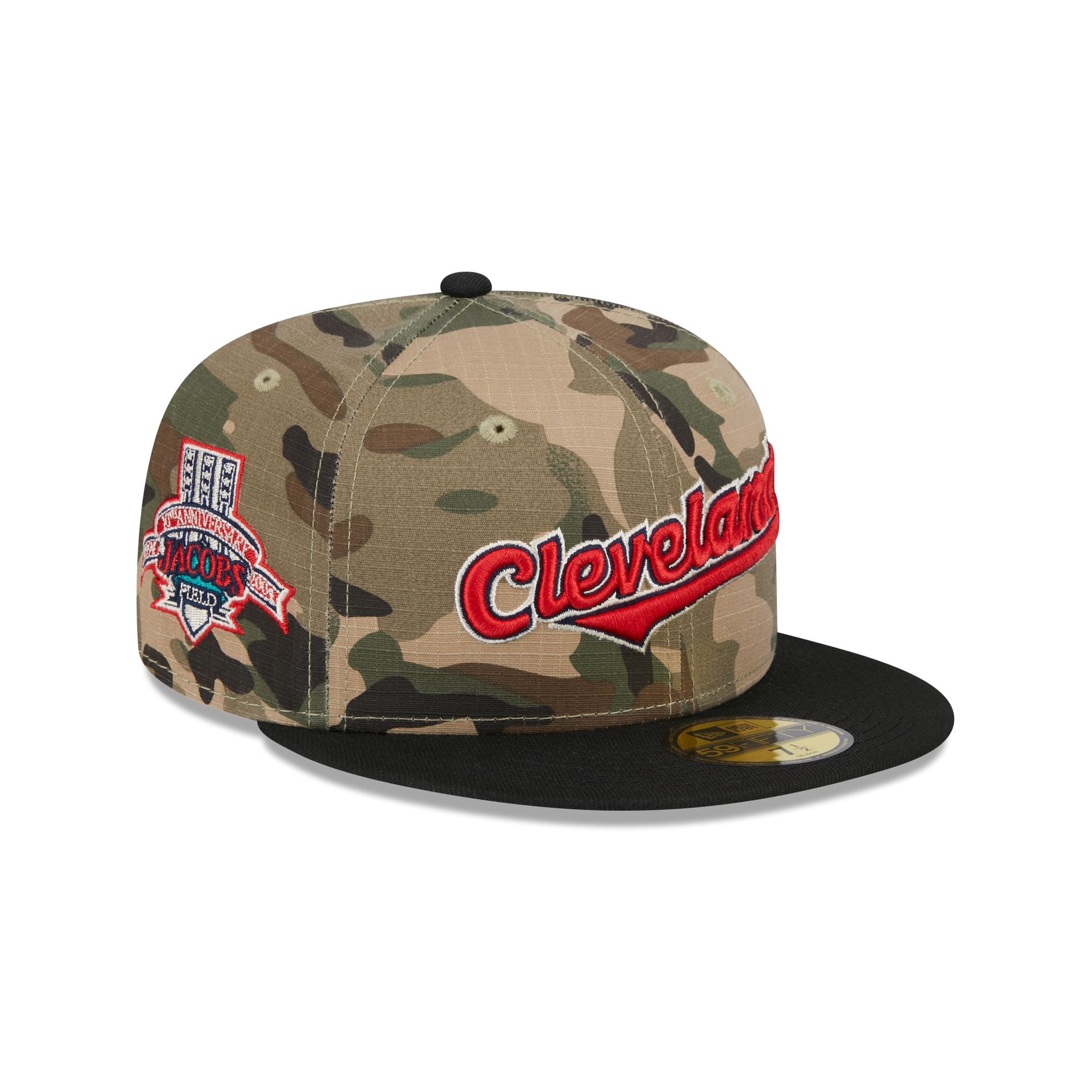 Cleveland Guardians Camo Crown 59FIFTY Fitted Hat – New Era Cap