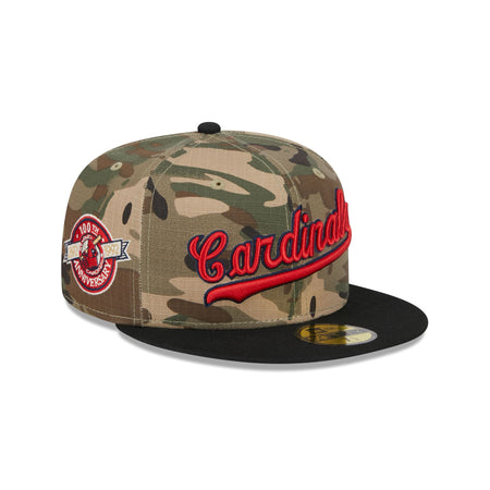 St. Louis Cardinals Camo Crown 59FIFTY Fitted Hat