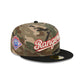 Texas Rangers Camo Crown 59FIFTY Fitted Hat