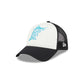 Miami Marlins Checkered Flag 9FORTY A-Frame Trucker Hat
