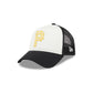 Pittsburgh Pirates Checkered Flag 9FORTY A-Frame Trucker Hat