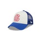 Atlanta Braves Checkered Flag 9FORTY A-Frame Trucker Hat