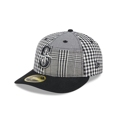 Seattle Mariners Patch Plaid Low Profile 59FIFTY Fitted Hat