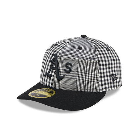 Oakland Athletics Patch Plaid Low Profile 59FIFTY Fitted Hat