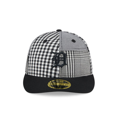 Detroit Tigers Patch Plaid Low Profile 59FIFTY Fitted Hat