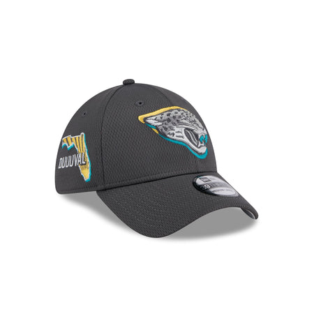 Jacksonville Jaguars 2024 Draft 39THIRTY Stretch Fit Hat