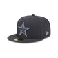 Dallas Cowboys 2024 Draft Gray 59FIFTY Fitted Hat