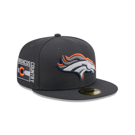 Denver Broncos 2024 Draft Gray 59FIFTY Fitted Hat
