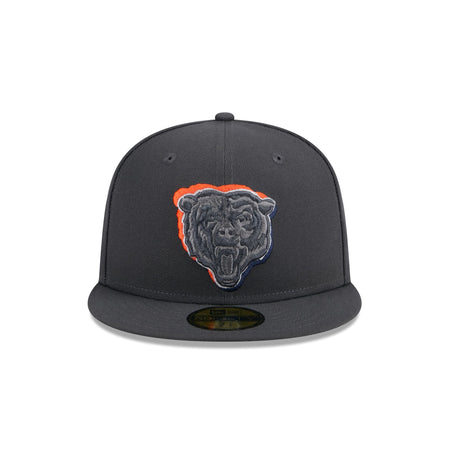 Chicago Bears 2024 Draft Gray 59FIFTY Fitted