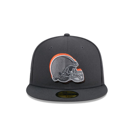 Cleveland Browns 2024 Draft Gray 59FIFTY Fitted