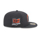 Cleveland Browns 2024 Draft Gray 59FIFTY Fitted Hat