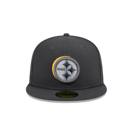 Pittsburgh Steelers 2024 Draft Gray 59FIFTY Fitted