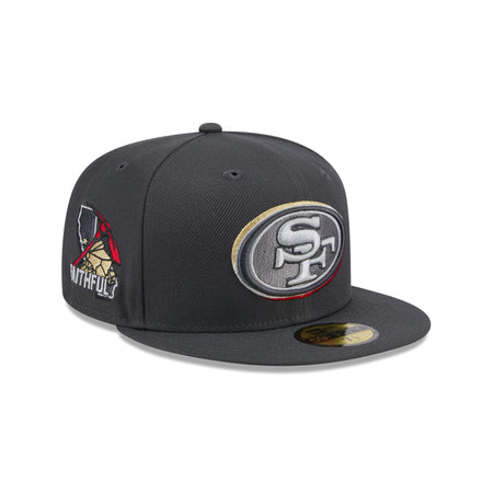 San Francisco 49ers 2024 Draft Gray 59FIFTY Fitted