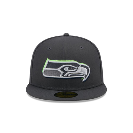 Seattle Seahawks 2024 Draft Gray 59FIFTY Fitted