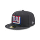 New York Giants 2024 Draft Gray 59FIFTY Fitted Hat