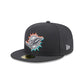 Miami Dolphins 2024 Draft Gray 59FIFTY Fitted Hat