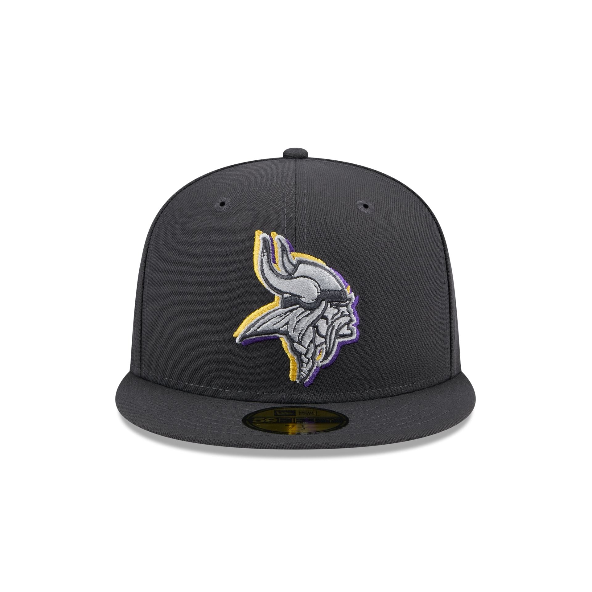 Minnesota Vikings 2024 Draft Gray 59FIFTY Fitted Hat Minnesota Vikings