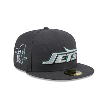 New York Jets 2024 Draft Gray 59FIFTY Fitted
