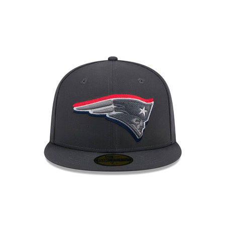 New England Patriots 2024 Draft Gray 59FIFTY Fitted