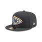 Kansas City Chiefs 2024 Draft Gray 59FIFTY Fitted Hat