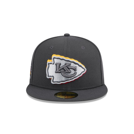 Kansas City Chiefs 2024 Draft Gray 59FIFTY Fitted
