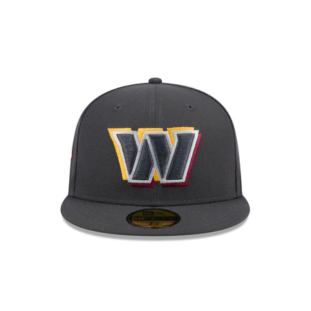 Washington Commanders 2024 Draft Gray 59FIFTY Fitted
