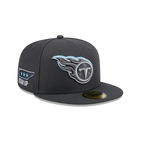 Tennessee Titans 2024 Draft Gray 59FIFTY Fitted