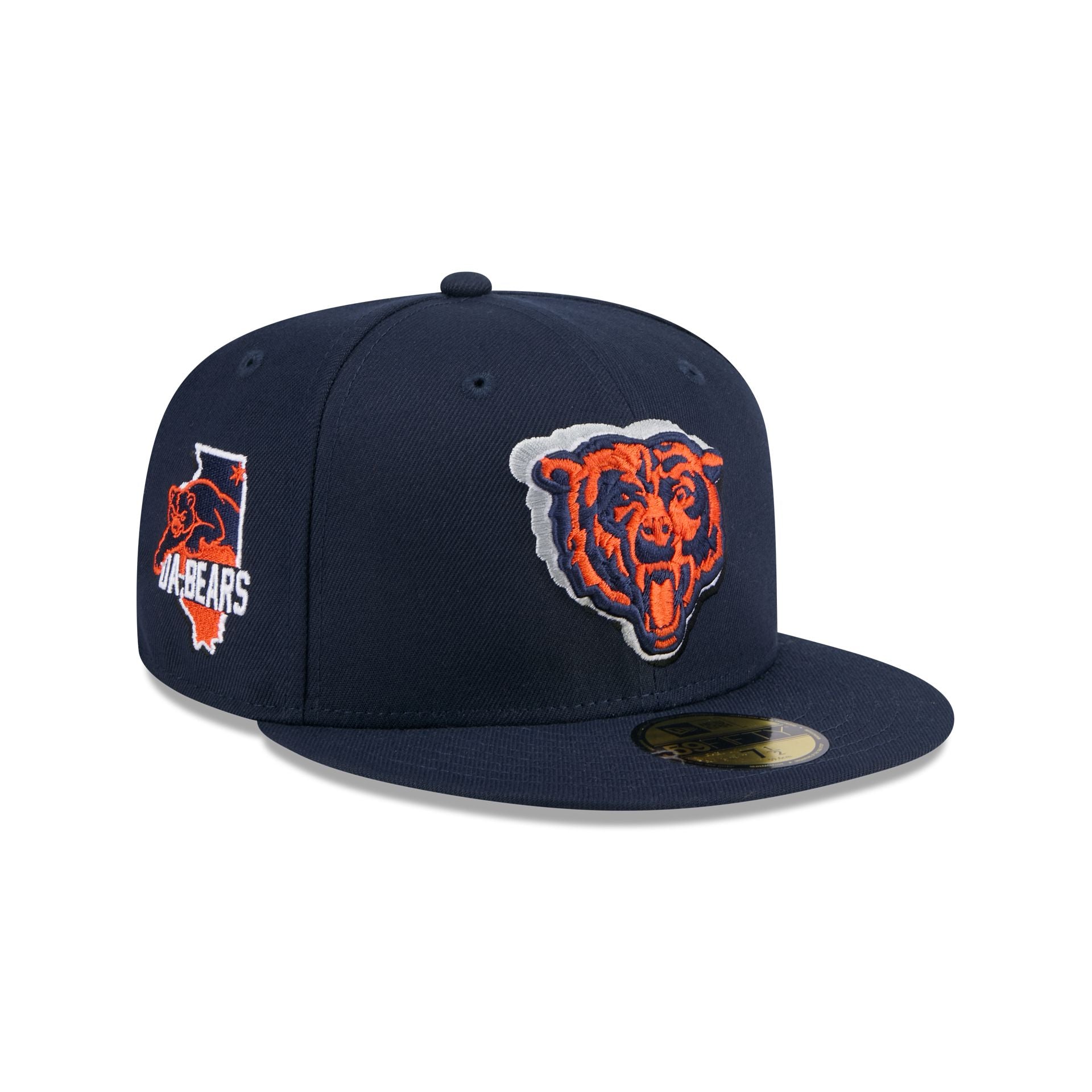 Chicago Bears 2024 Draft 59FIFTY Fitted Hat Headwear
