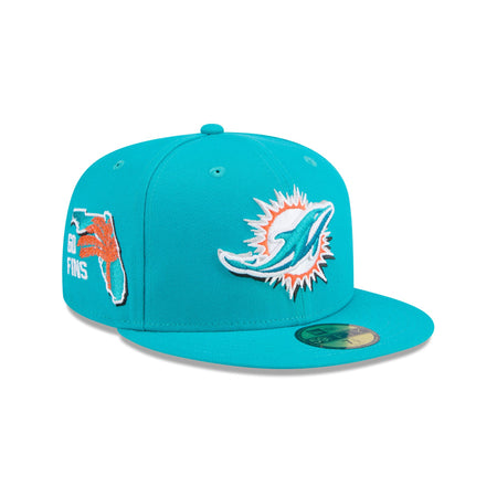 Miami Dolphins 2024 Draft 59FIFTY Fitted Hat