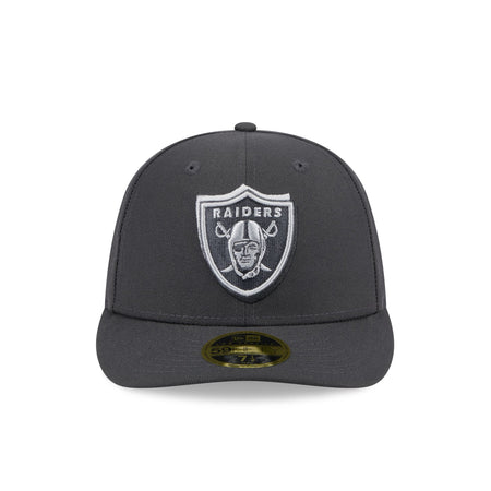 Las Vegas Raiders 2024 Draft Low Profile 59FIFTY Fitted
