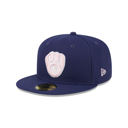 Milwaukee Brewers Mother's Day 2024 59FIFTY Fitted Hat