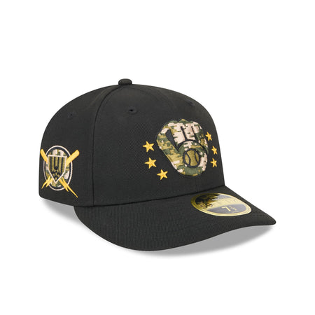 Milwaukee Brewers Armed Forces Day 2024 Low Profile 59FIFTY Fitted