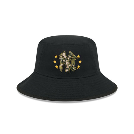 New York Yankees Armed Forces Day 2024 Stretch Bucket Hat