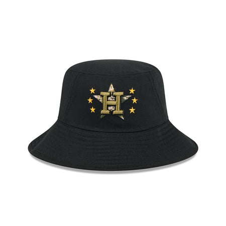 Houston Astros Armed Forces Day 2024 Stretch Bucket Hat