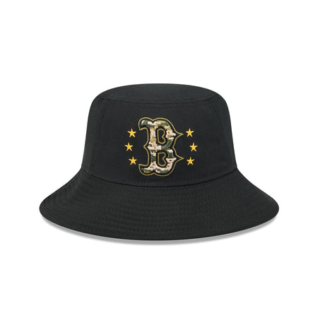 Boston Red Sox Armed Forces Day 2024 Stretch Bucket Hat