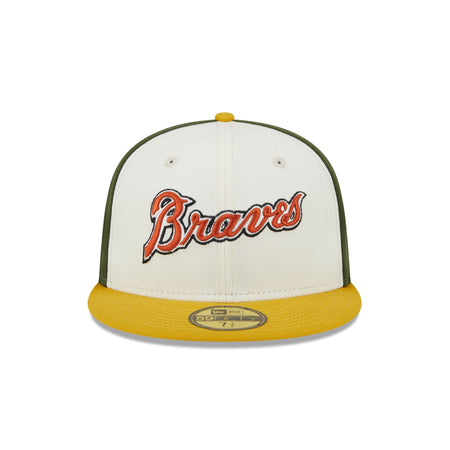 Atlanta Braves Two Tone Honey 59FIFTY Fitted Hat
