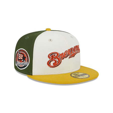 Milwaukee Brewers Two Tone Honey 59FIFTY Fitted Hat