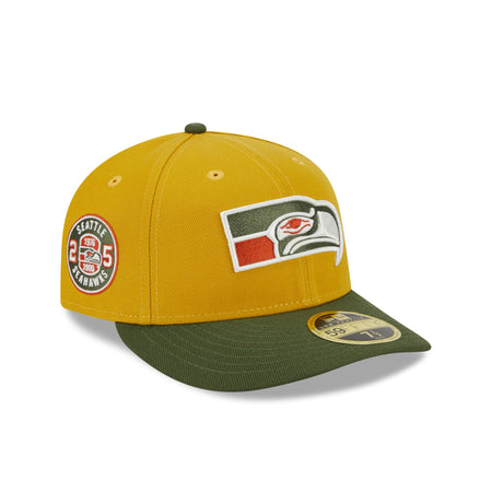 Seattle Seahawks Cinnamon Sage Low Profile 59FIFTY Fitted Hat