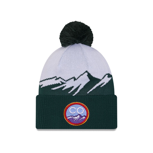 Colorado Rockies City Connect Pom Knit Hat - New Era Cap