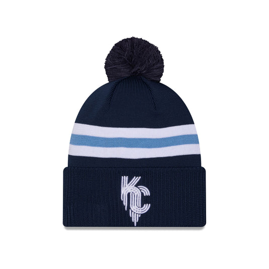 Kansas City Royals City Connect Pom Knit Hat - New Era Cap
