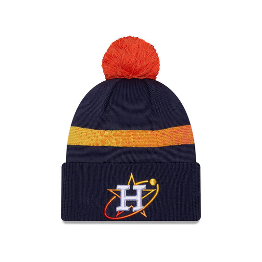 Houston Astros City Connect Pom Knit Hat - New Era Cap