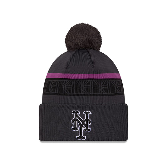 New York Mets City Connect Pom Knit Hat - New Era Cap