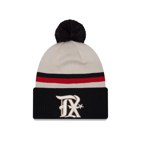 Texas Rangers City Connect Pom Knit Hat - New Era Cap