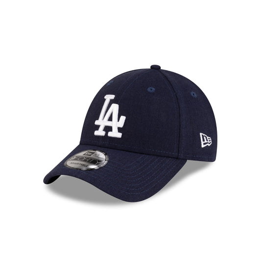 Los Angeles Dodgers Linen Navy 9FORTY Adjustable Hat - New Era Cap