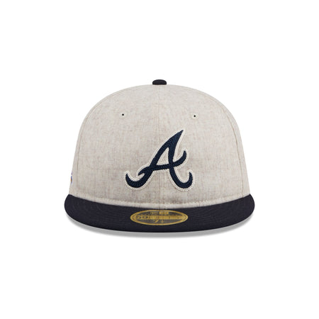 Atlanta Braves Melton Wool Retro Crown 59FIFTY Fitted Hat