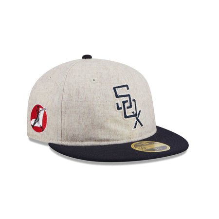 Chicago White Sox Melton Wool Retro Crown 59FIFTY Fitted