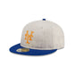 New York Mets Melton Wool Retro Crown 59FIFTY Fitted Hat